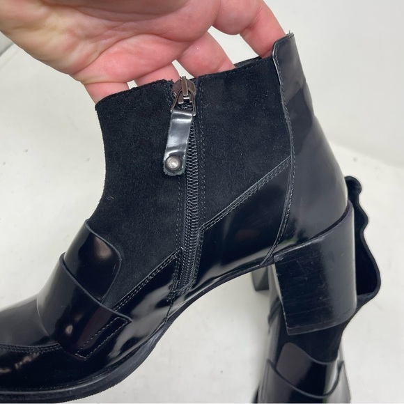 Autograf New York Sock boots in black leather & suede sz 39 US 9 - Picture 4 of 9